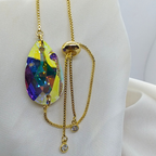 AB Crystal Bracelet (Almond Shaped)