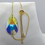 AB Crystal Bracelet (Almond Shaped)